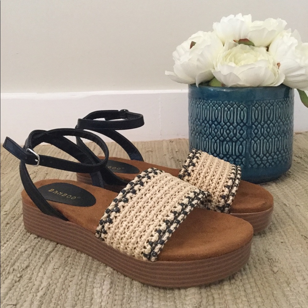 Ankle Strap Flatform Sandals